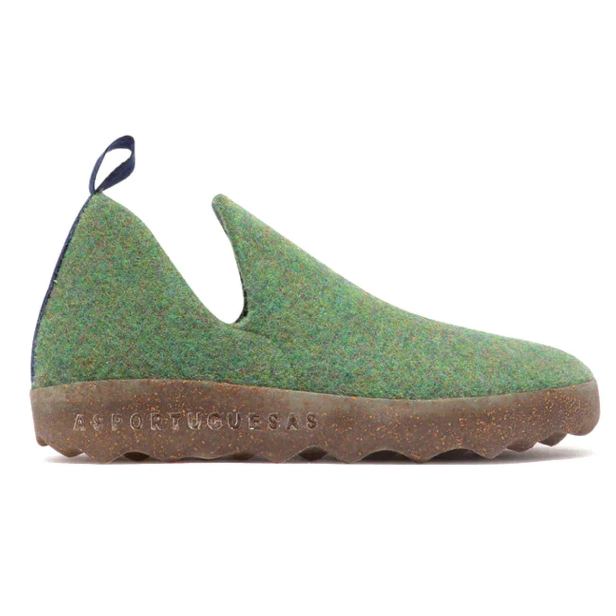 Asportuguesas, AW23-CITY, Moss Felt Green Shoes Asportuguesas 