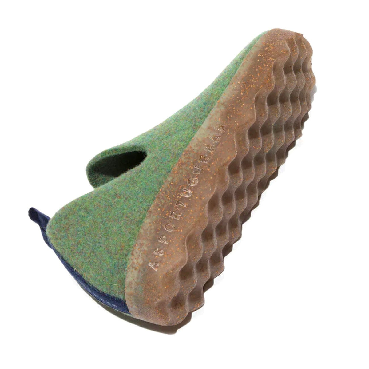 Asportuguesas, AW23-CITY, Moss Felt Green Shoes Asportuguesas 