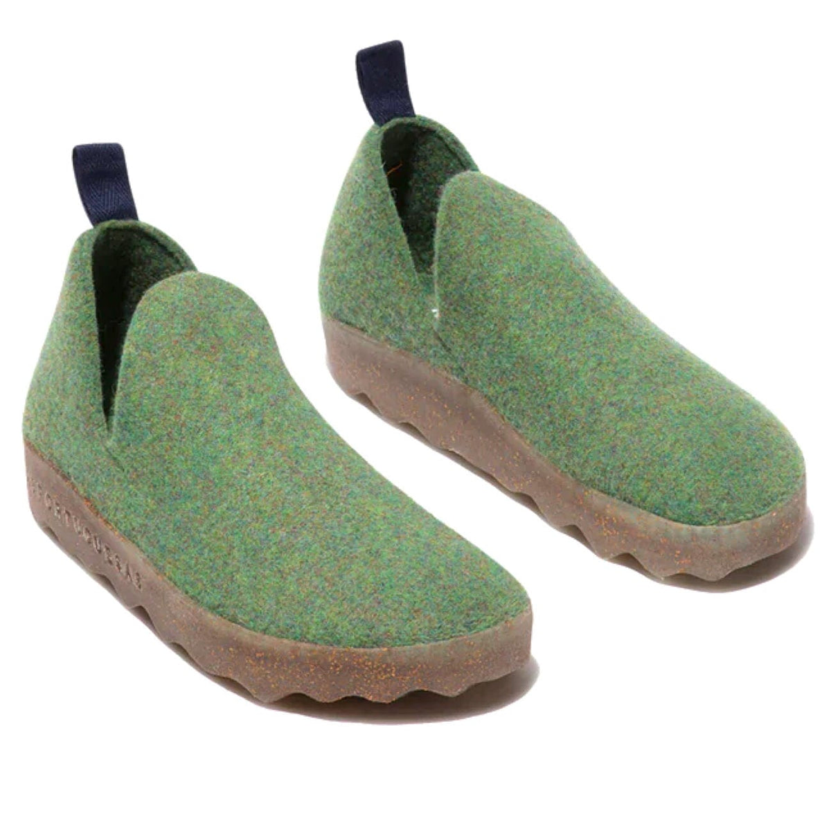 Asportuguesas, AW23-CITY, Moss Felt Green Shoes Asportuguesas Moss 37 