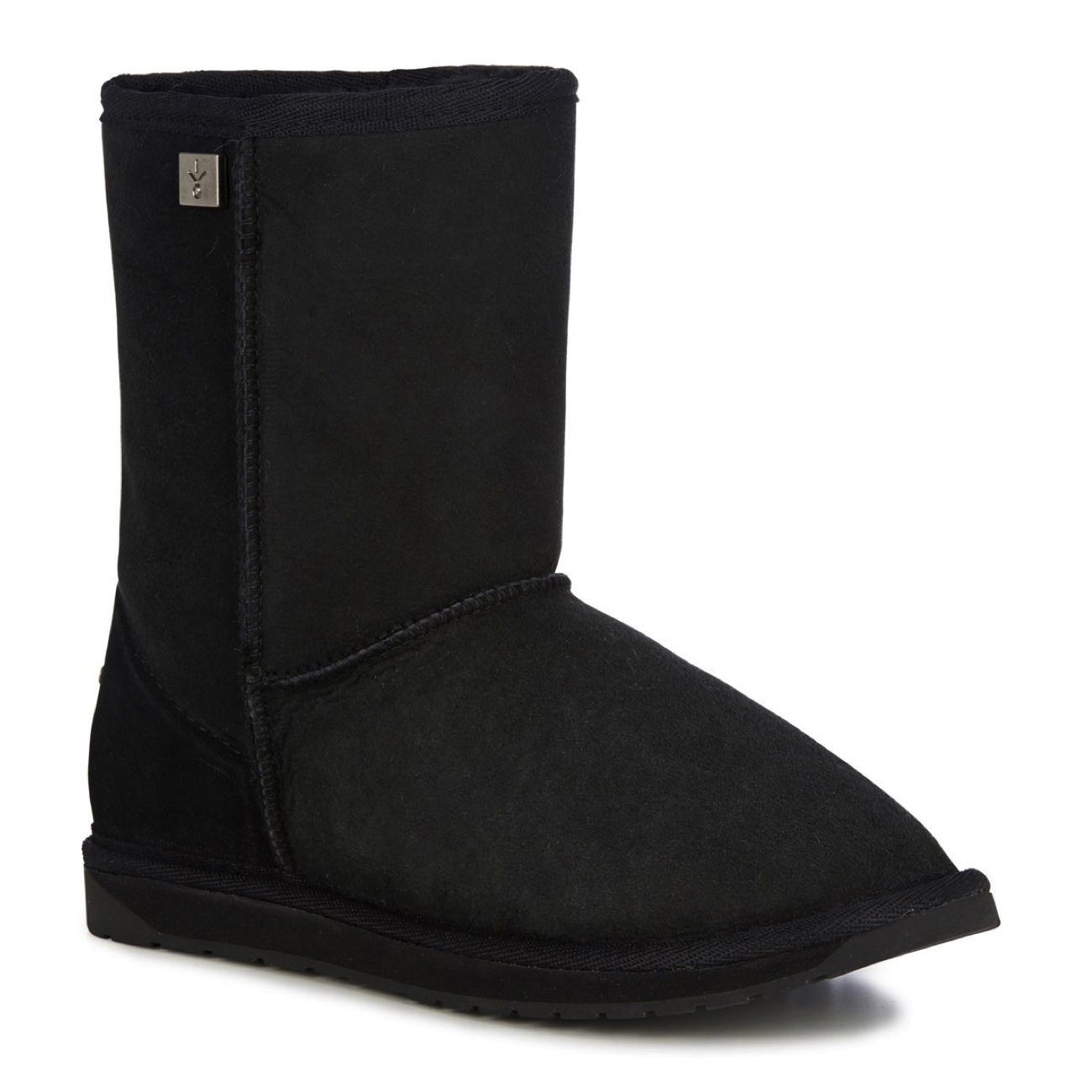 Emu Australia, Platinum Stinger Lo, Australian Sheepskin, Black Ugg Boots Emu Australia Black M10/W11 
