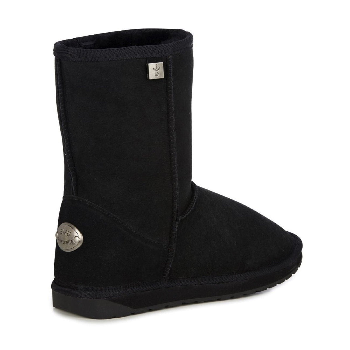 Emu Australia, Platinum Stinger Lo, Australian Sheepskin, Black Ugg Boots Emu Auatralia 
