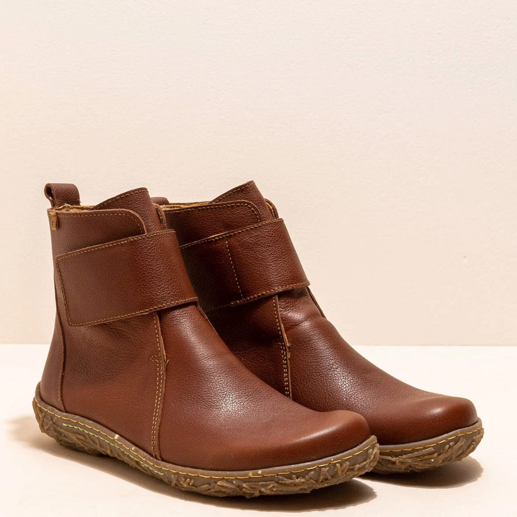 El Naturalista NIDO ELLA Boot Natural Grain Leather Wood Sole