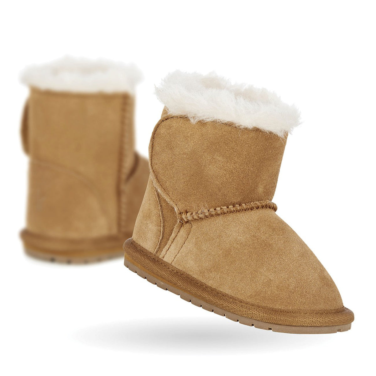 Emu Australia, Toddle, Suede Booties, Chestnut Ugg Boots Emu Australia 