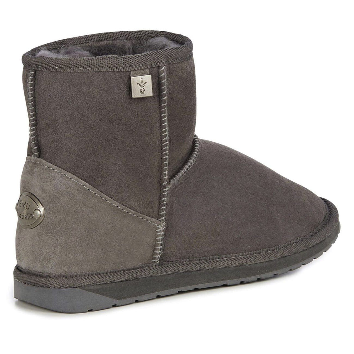 Emu Australia, Platinum Stinger Mini, Charcoal Ugg Boots Emu Australia 