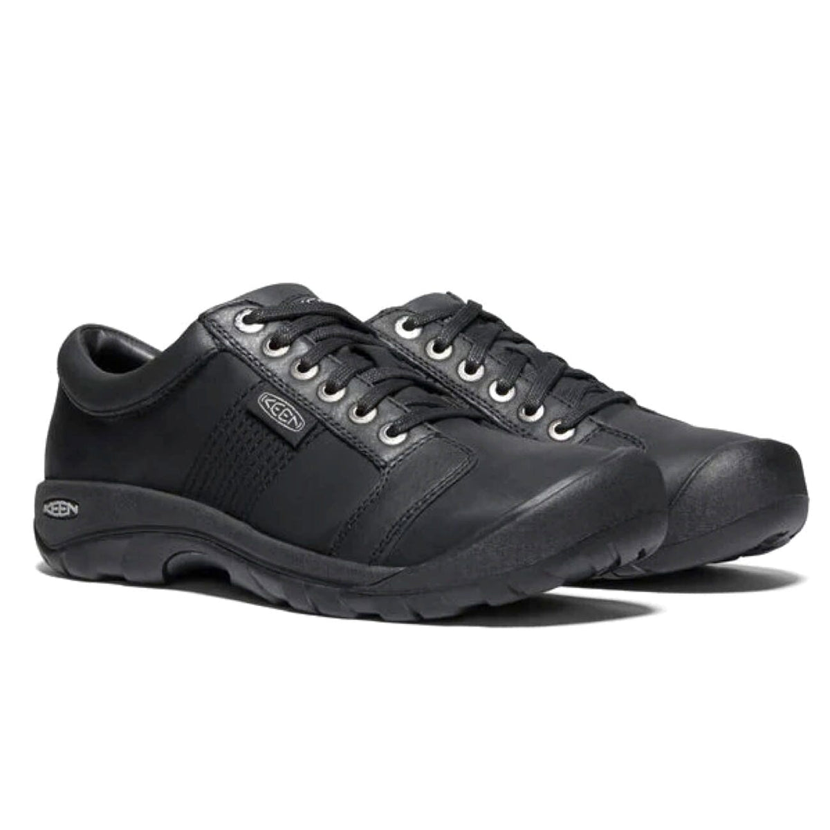 Keen, Austin Casual Mens, Shoes, Leather, Black Shoes Keen 
