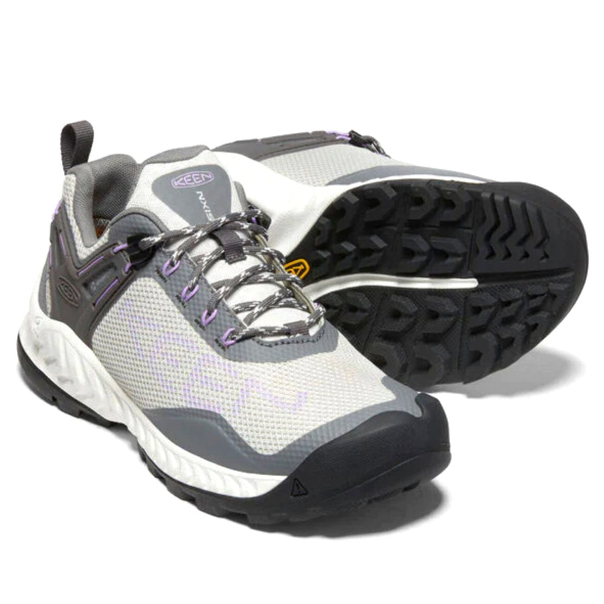 Keen, NXIS EVO WP, Womens, Steel Grey/English Lavender Shoes Keen 