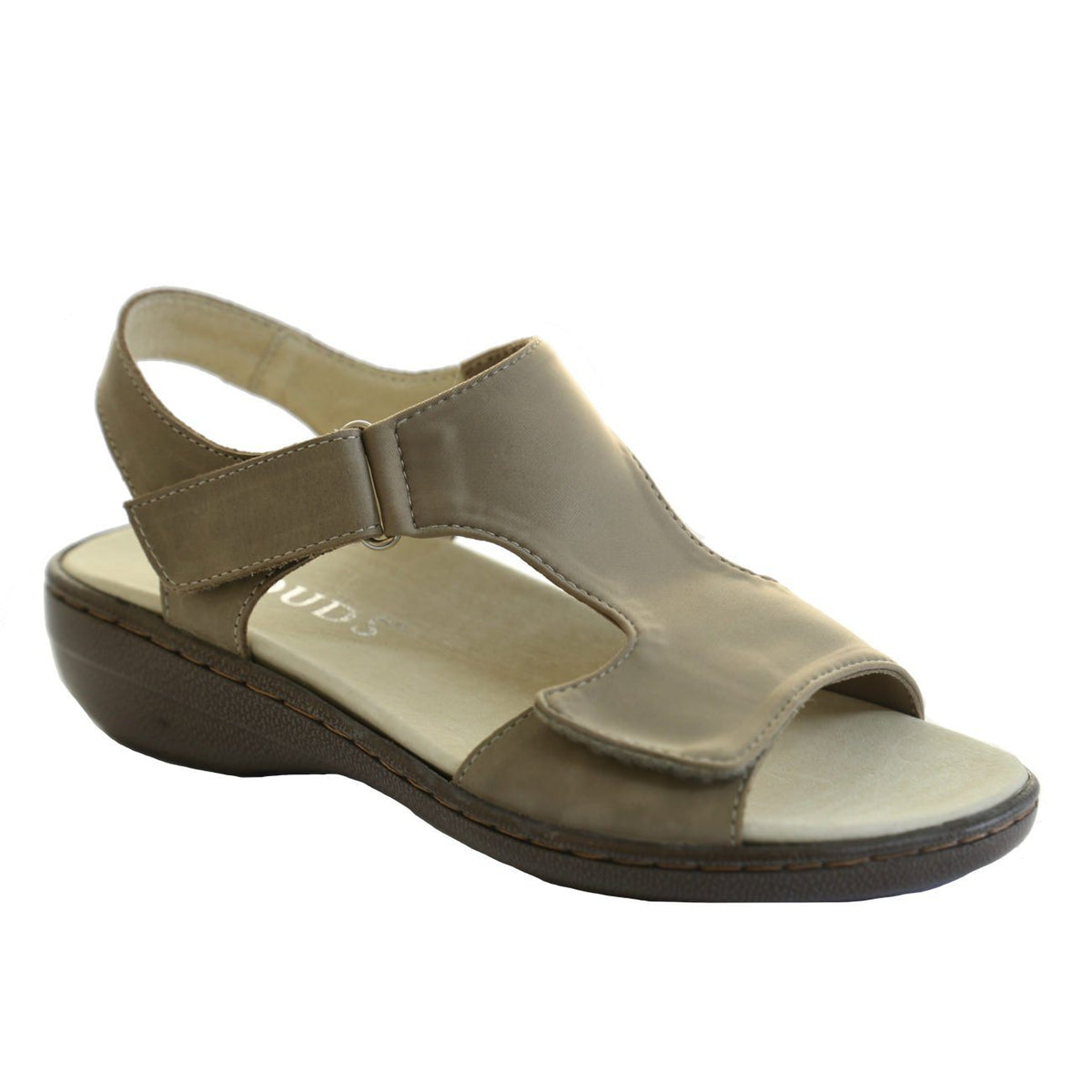 Klouds, Adele Stretch, Sandal, Leather, Stone Sandals Klouds Stone 36 