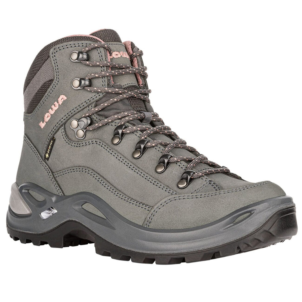 LOWA, Renegade GTX Mid, Women’s, Graphite/Rose Hiking Boots Lowa Graphite/Rose 5 