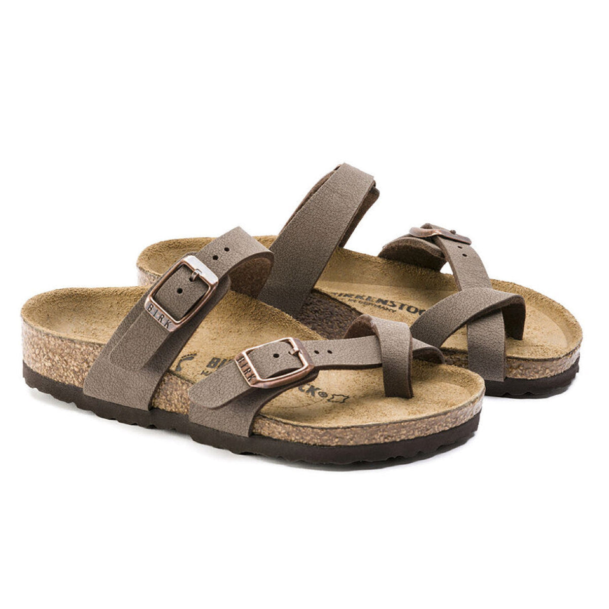 Birkenstock Kids, Mayari, Narrow Fit, BirkiBuc, Mocca Sandals Birkenstock Kids 