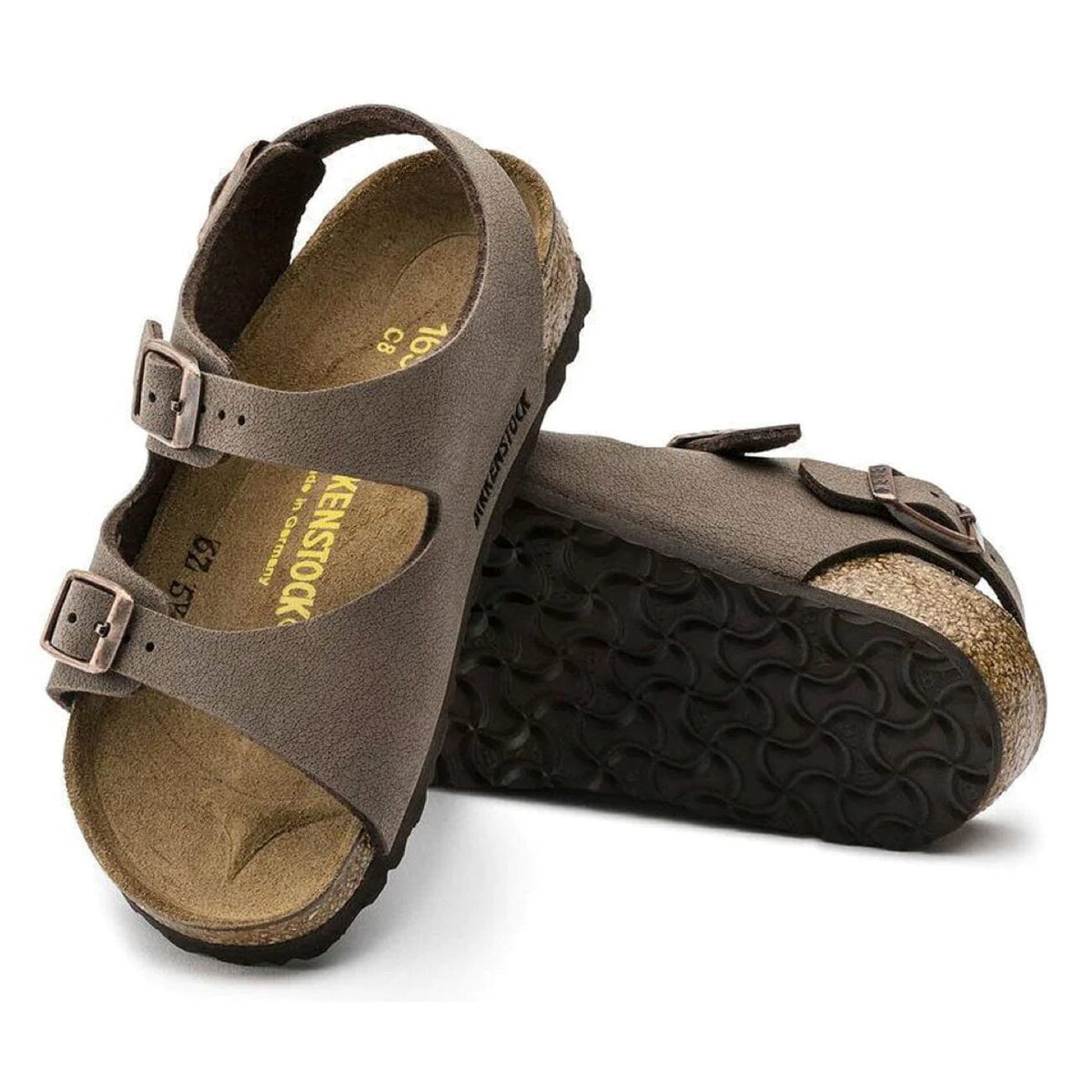 Birkenstock Kids, Roma, Birko-Flor, Narrow Fit, Mocca Sandals Birkenstock Kids 