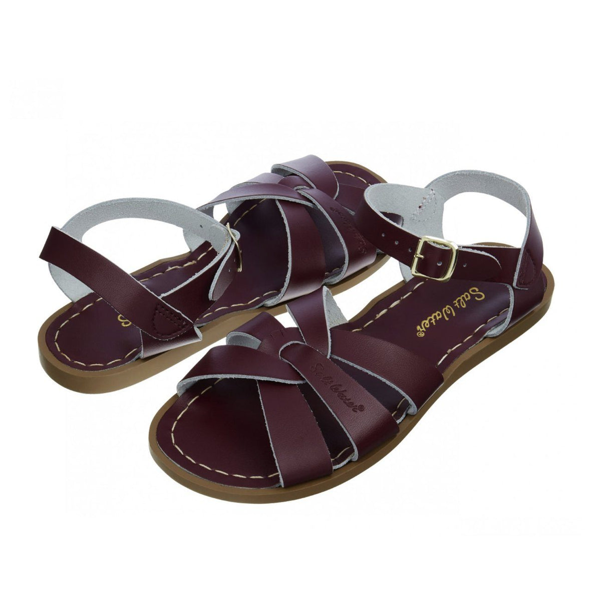 Salt Water Sandals, Original, Youth, Claret Sandals Salt Water Sandals 