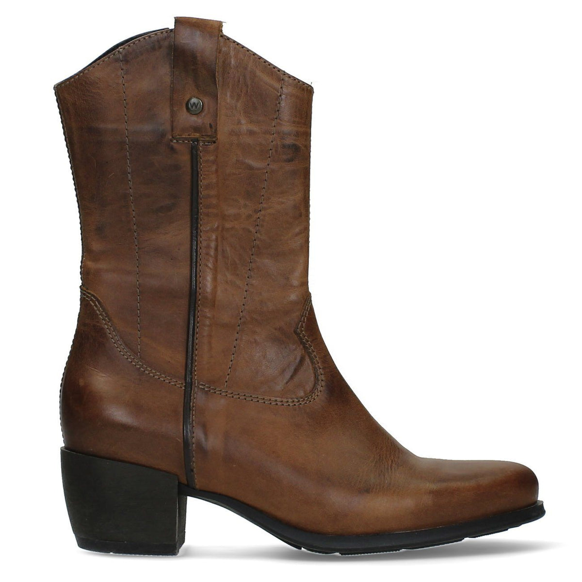 Wolky, Caprock, Boots, Softy Wax Leather, Ladies, Cognac Boots Wolky 