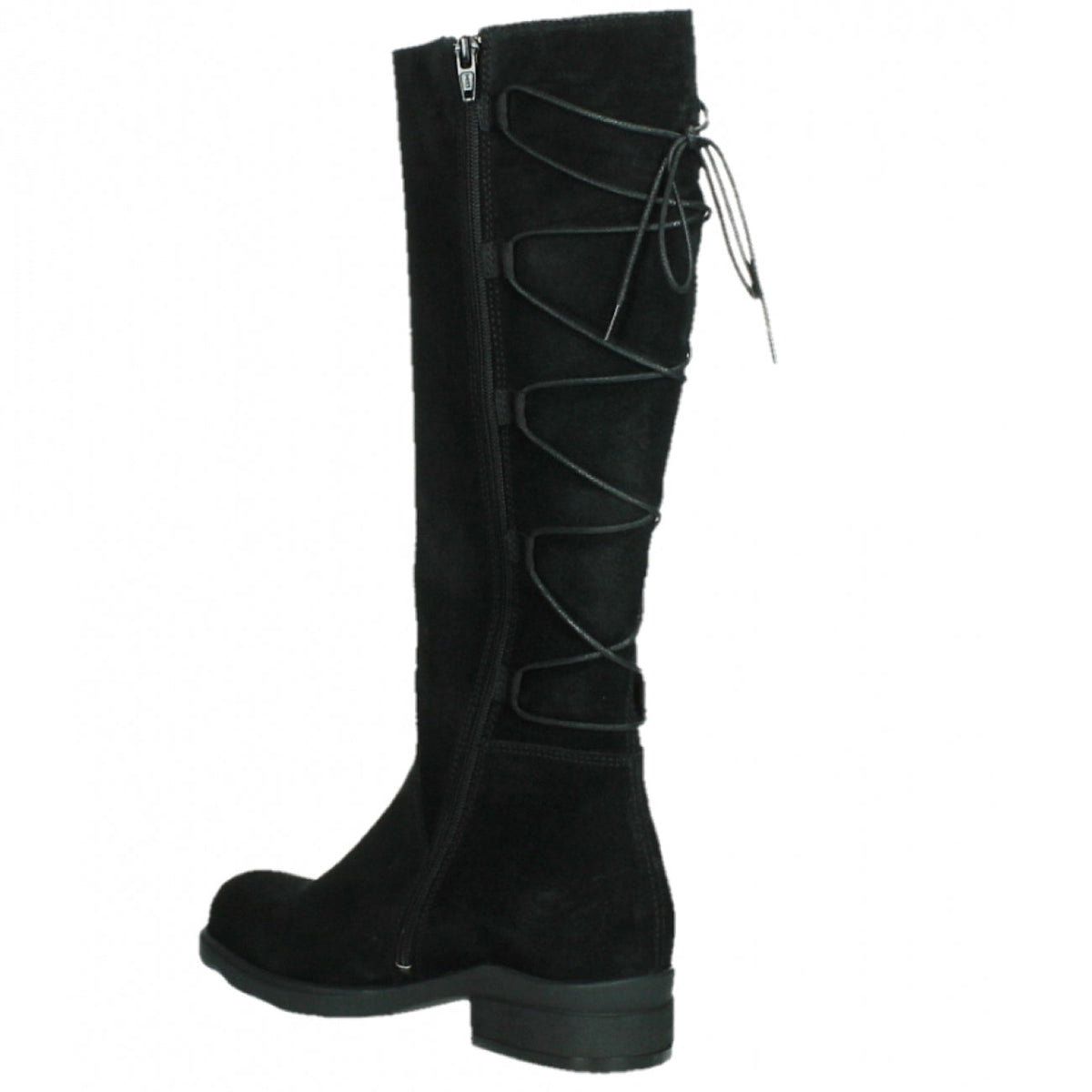 Wolky, Longview, Boots, Liverpool Suede, Black Boots Wolky 