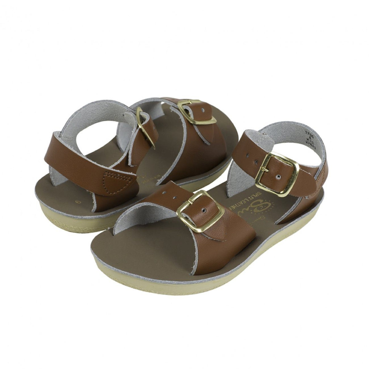 Salt Water Sandals, Sun-San Surfer, Infant, Tan Sandals Salt Water Sandals Tan 4 